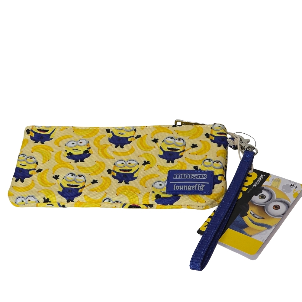 Loungefly Minions Despicable Me Banana Wristlet Wallet NWT